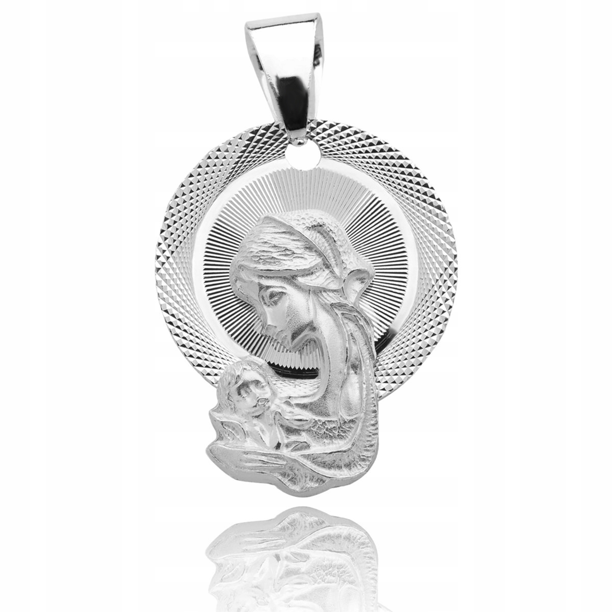 Stříbrný Přívěsek Matka Boží S Ježíškem