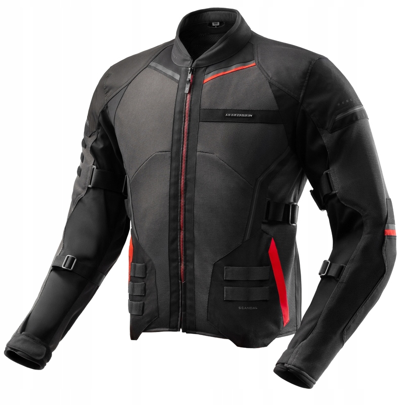 Kurtka motocyklowa tekstylna Letnia Mesh Rebelhorn Scandal 3 Grey Red L