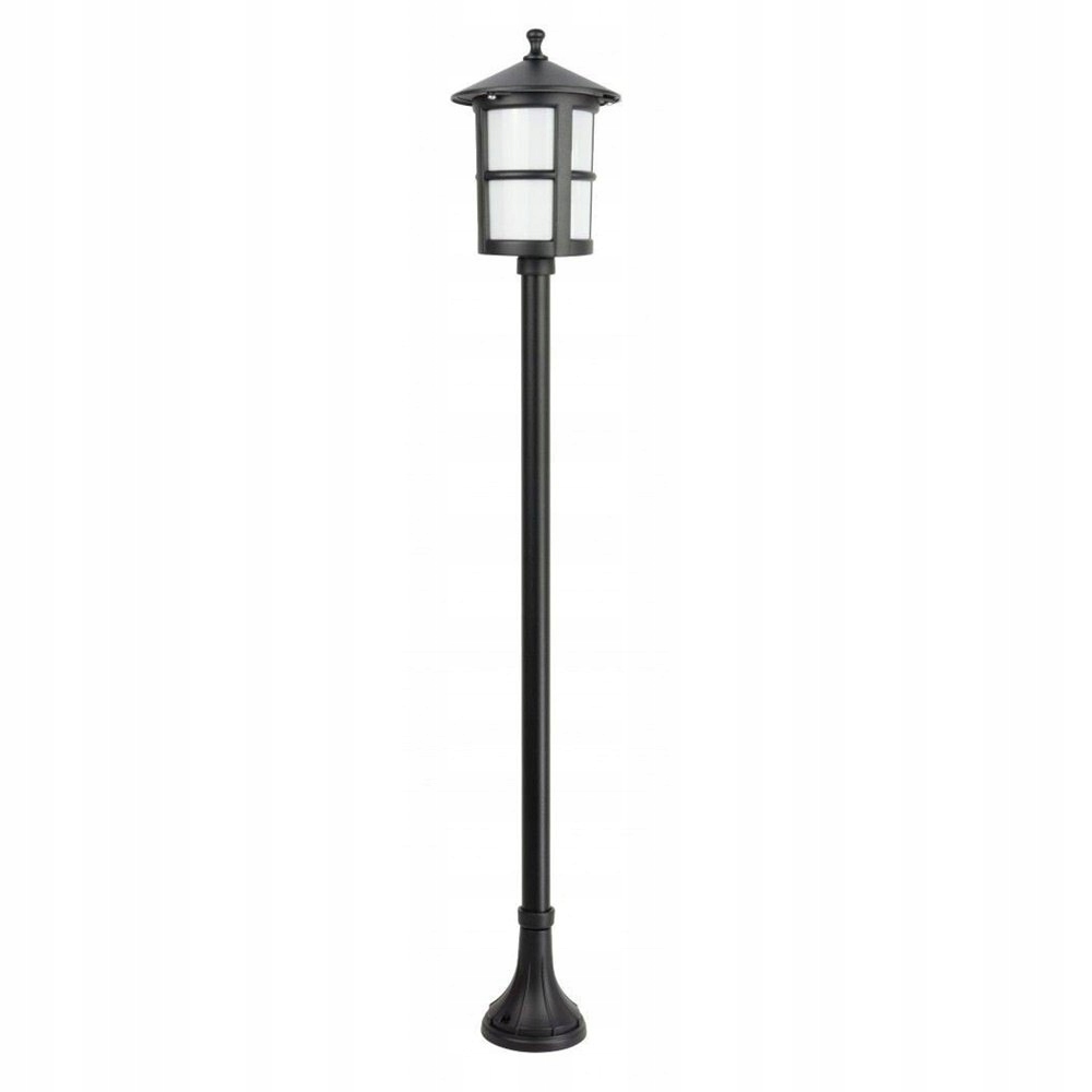 

Klasyczna czarna lampa stojąca ogrodowa 151cm
