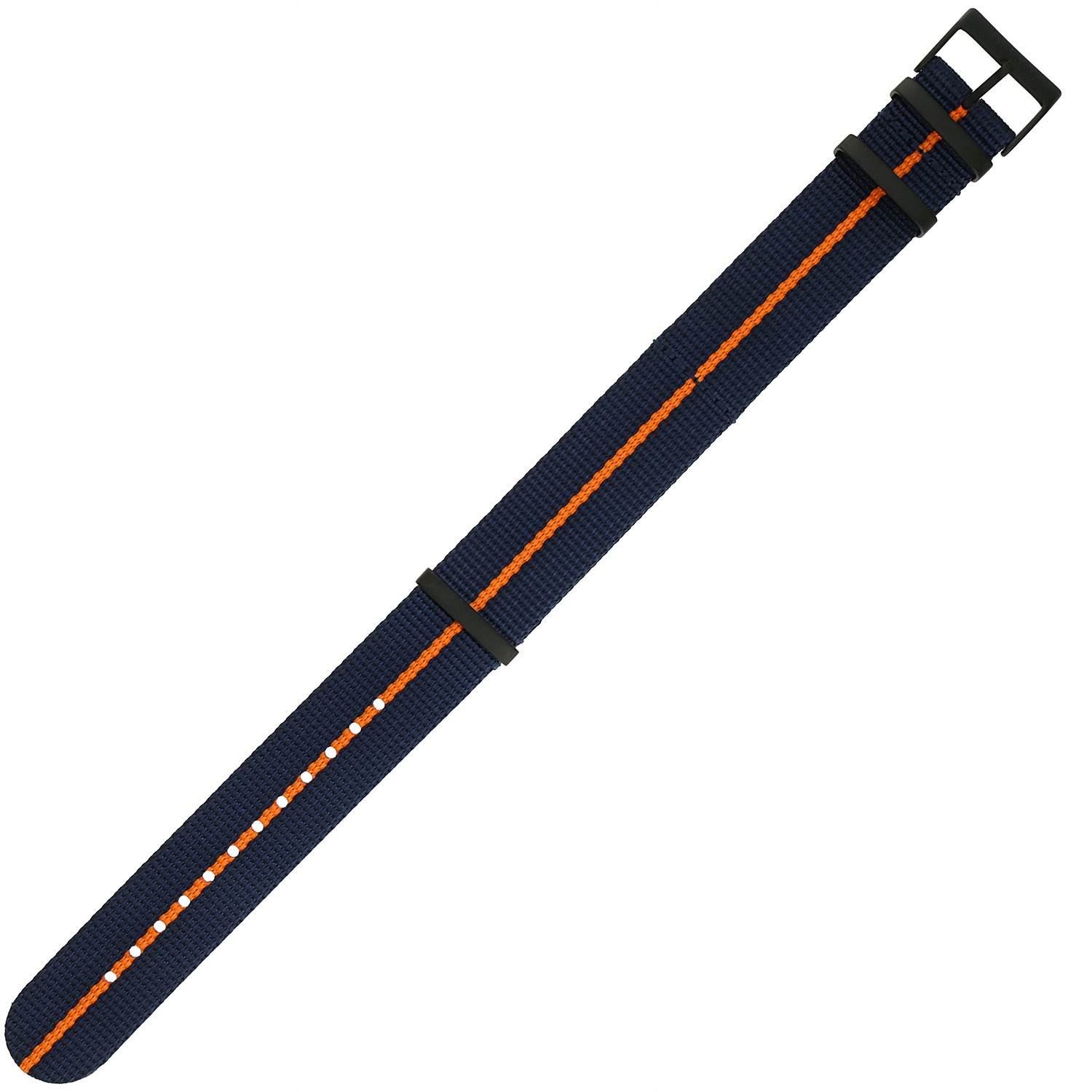 Pásek k hodinkám Traser TS-111060 modrý, oranžový 22 mm
