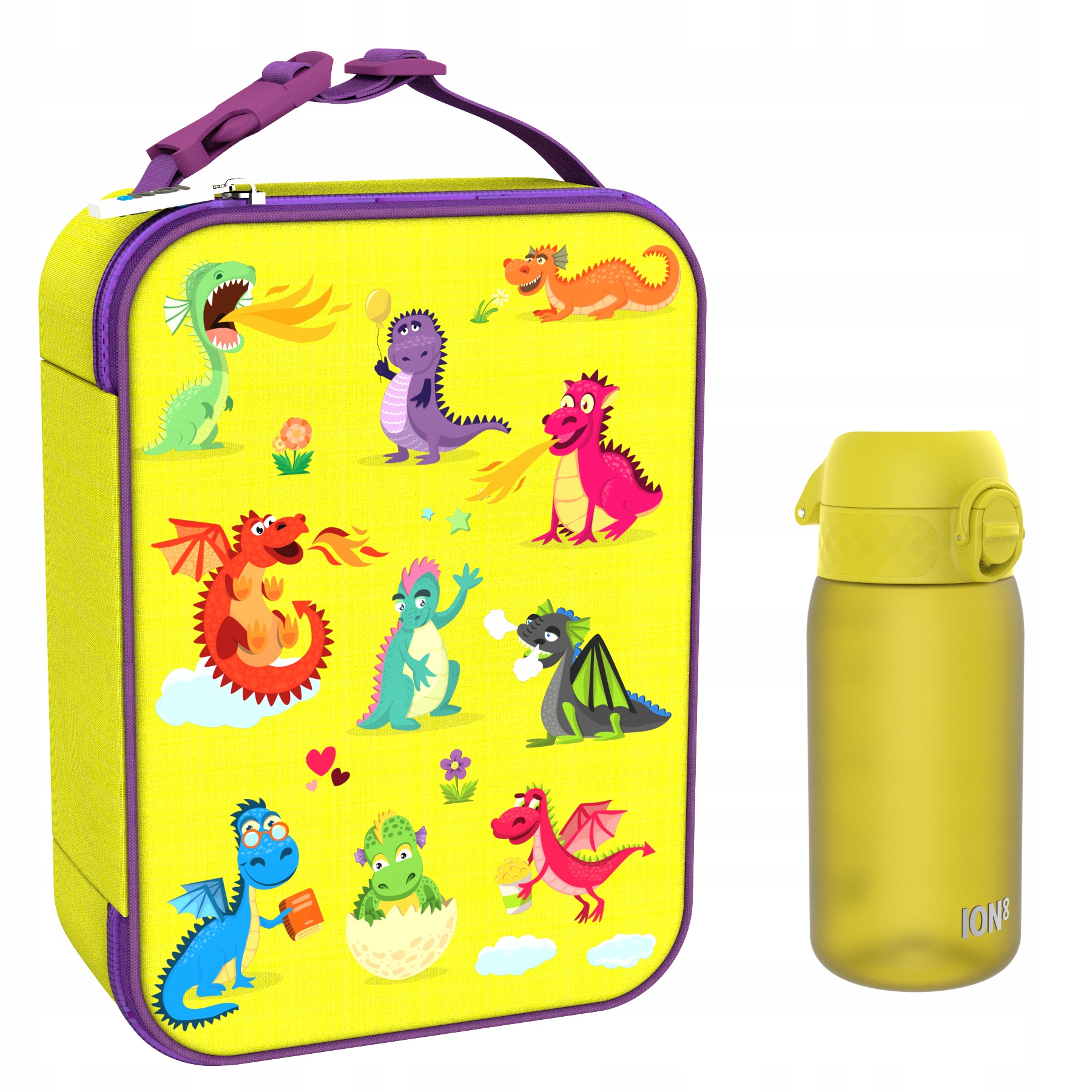 Lahev Na Pití 0,35 L Termotaška Na Lunch Bag Snídaňová Taška ION8