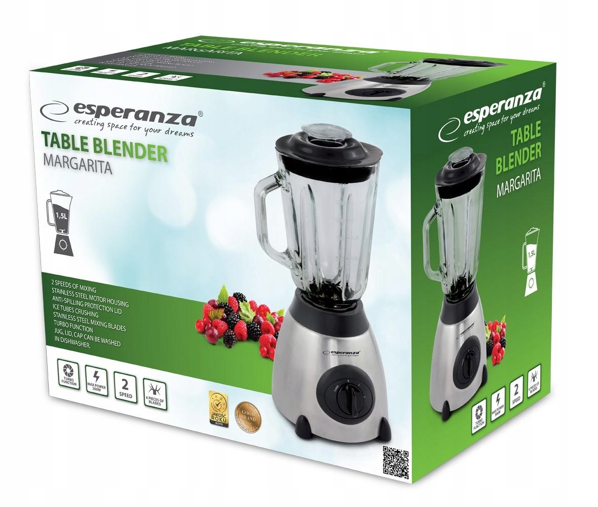 Blender Kielichowy Margarita 500W, 1,5L