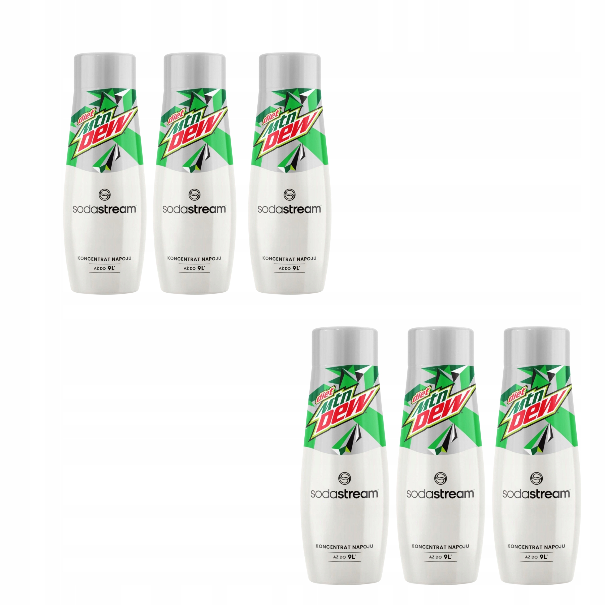 Levně Sodastream Mountain Dew Diet sirup do saturátoru koncentrát bez cukru