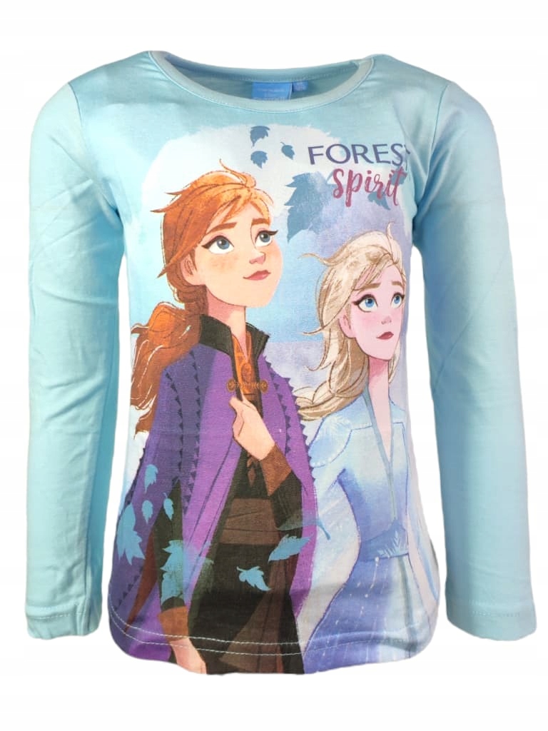 

Bluzka z długim rękawem dziewczęca Kraina Lodu 92