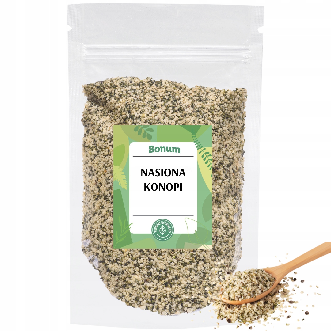 Semena Konopí loupaná Do Musli Jogurtu zdravá Omega 3 bílkoviny 1 kg Bonum
