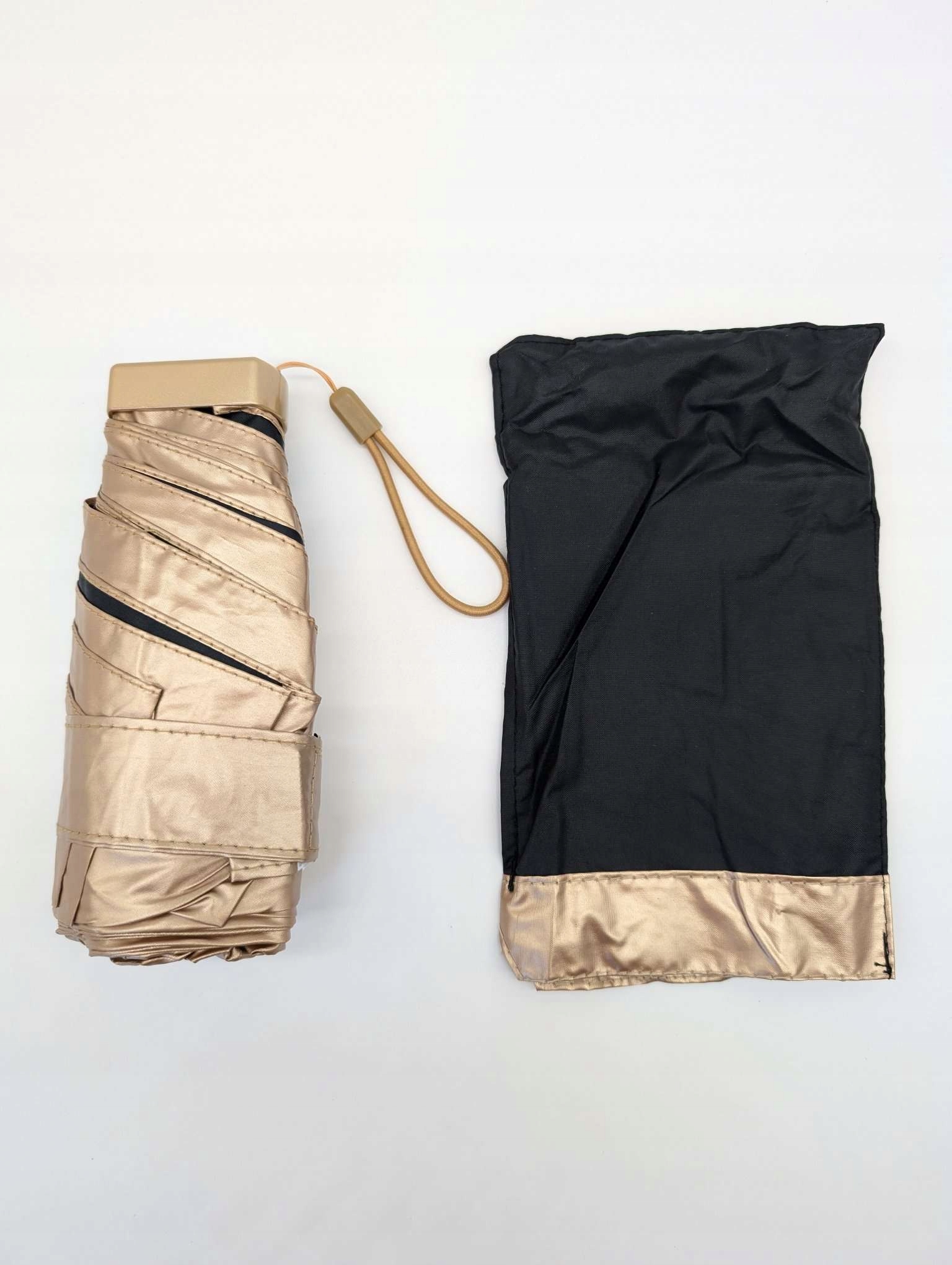 Parasolka kieszonkowa składana LEKKA MAŁA kompaktowa PARASOL MAŁY mini Marka inna