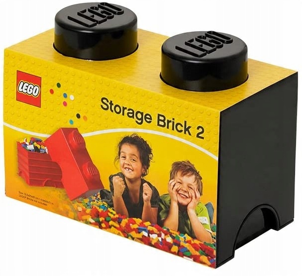 

Lego 40021733 Pojemnik Pudełko Klocek Czarny 2X1