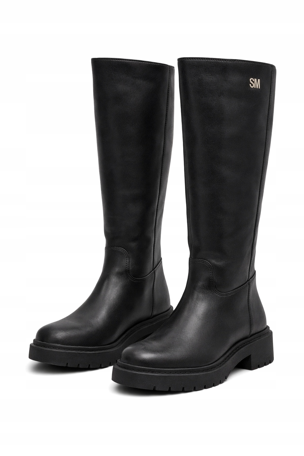 Steve Madden Kožené Kozačky Na Zip Černé Na Zimu 39 I3A