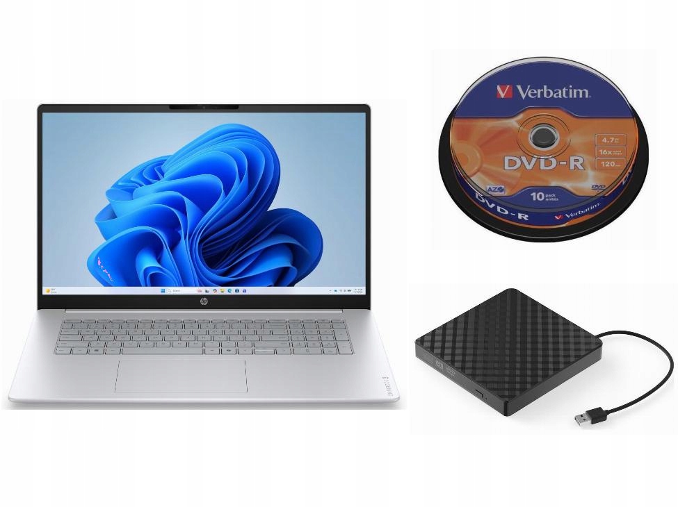 Laptop Hp Windows 11 Home Amd Ryzen 5 Zewnętrzny Napęd DVD 10 Płyt D