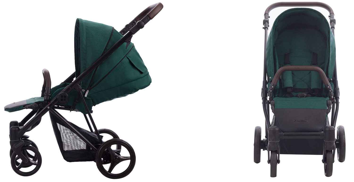 WÓZEK SPACEROWY BEBETTO FILIPPO LEKKI KOMPAKTOWY Kolor Odcienie brązu i beżu Odcienie różu Wielokolorowy