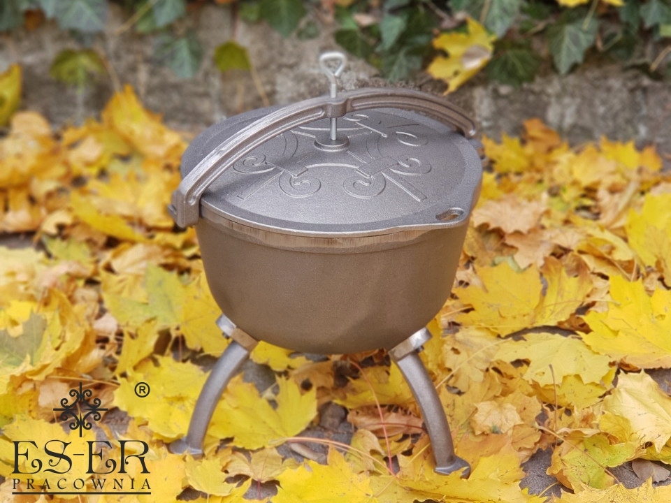 KOCIOŁEK MYŚLIWSKI 10l. pieczonki duszonki ES-ER