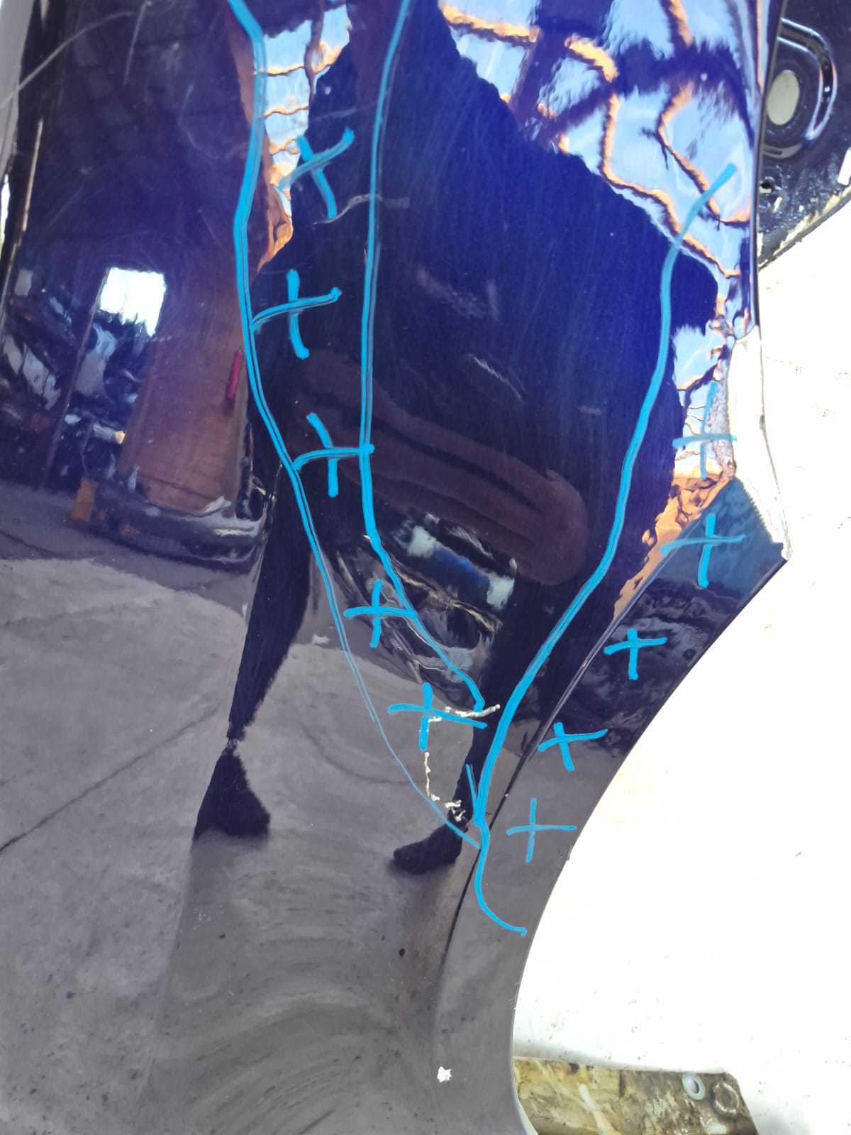 VW CADDY III 3 2K LIFT 10-15 fender front front right