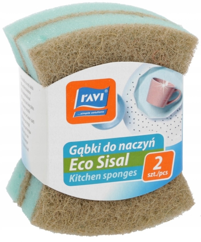 

Gąbka Zmywak Do Naczyń Eco Sisal 2SZT