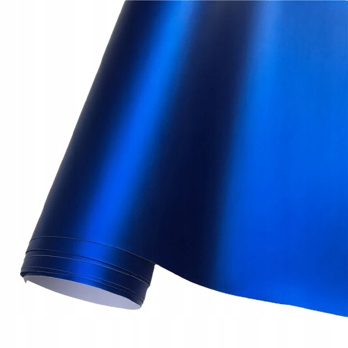 Folia Chrom Mat Perła Satyna Niebieska 50x152cm
