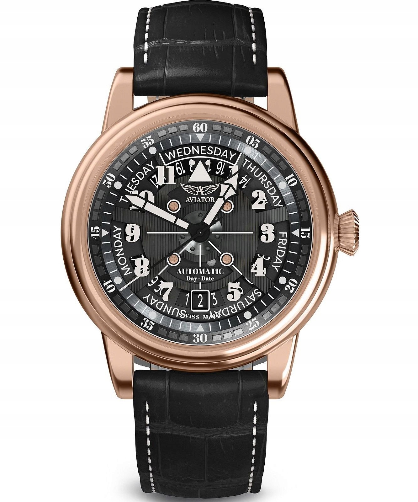Pánské hodinky Aviator Douglas Day-Date Meca 41