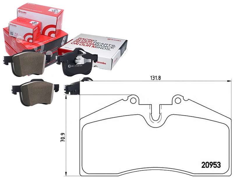 комплект датчик износа тормозных колодок Brembo 8A0615115F 8A06