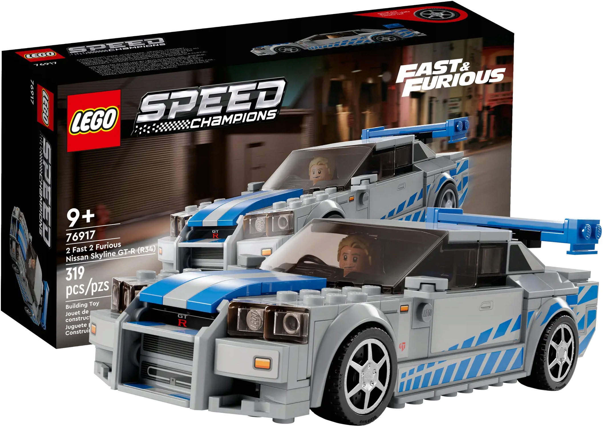 Lego 76917 Speed Champions Auto Nissan Skyline Gt-r R34 Z Filmu Stavebnice