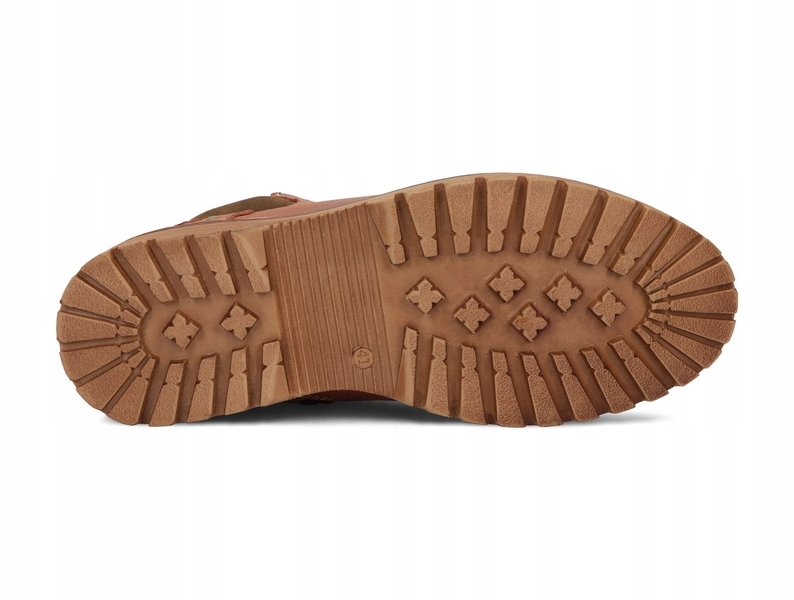 BUTY MĘSKIE ZIMOWE POLSKIE OCIEPLANE SKÓRA 885 BORDO TRZEWIKI SKÓRZANE 42 Materiał zewnętrzny skóra naturalna