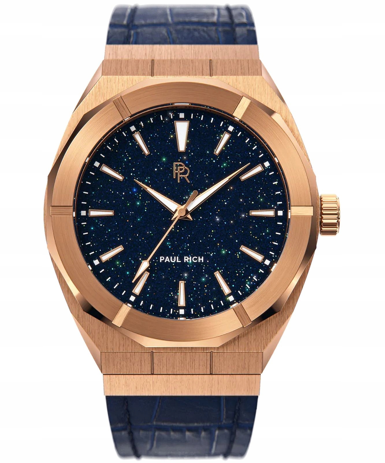 Pánské hodinky Paul Rich Star Dust Rose Gold Leather 42