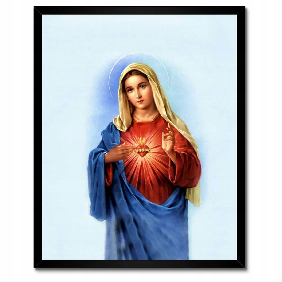 Plakáty v rámu 40x50 Panna Maria Srdce