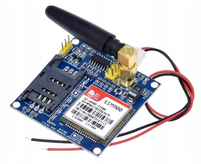 251 Moduł GSM GPRS SIM900 z anteną wersja EU! Ardu