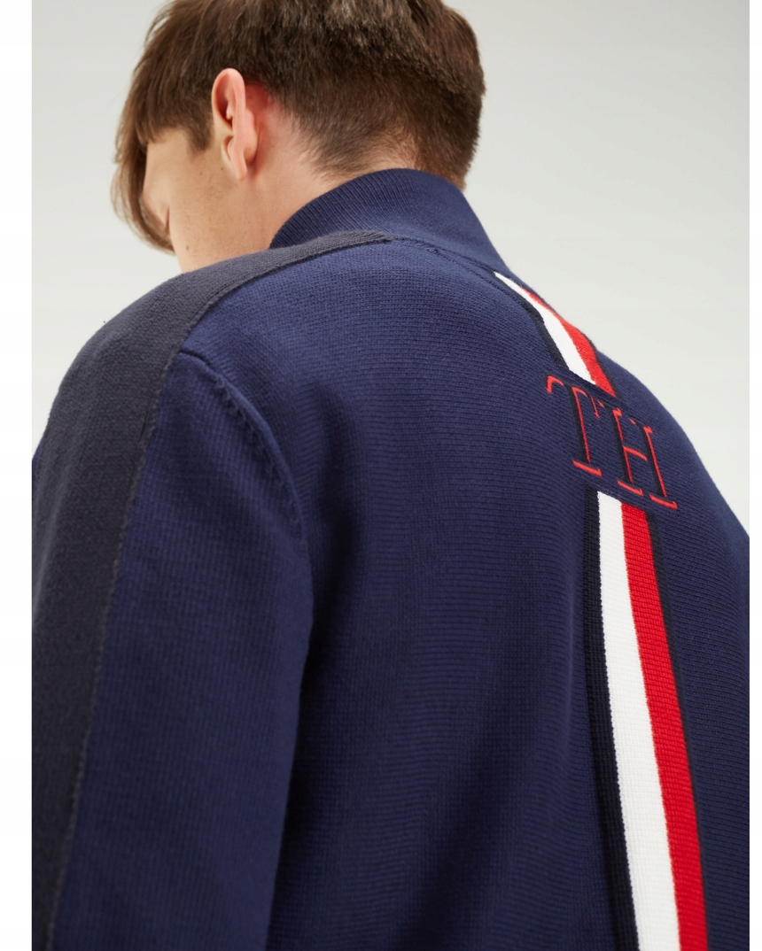 Tommy Hilfiger Sweter Bluza Iconic Zip Through M