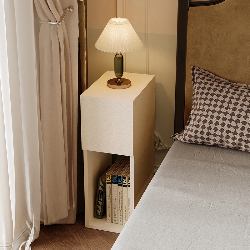 SZAFKA NOCNA Z SZUFLADĄ STOLIK Z PÓŁKĄ NOWOCZESNY LOFT SYPIALNI 55 CM Wysokość mebla 55 cm