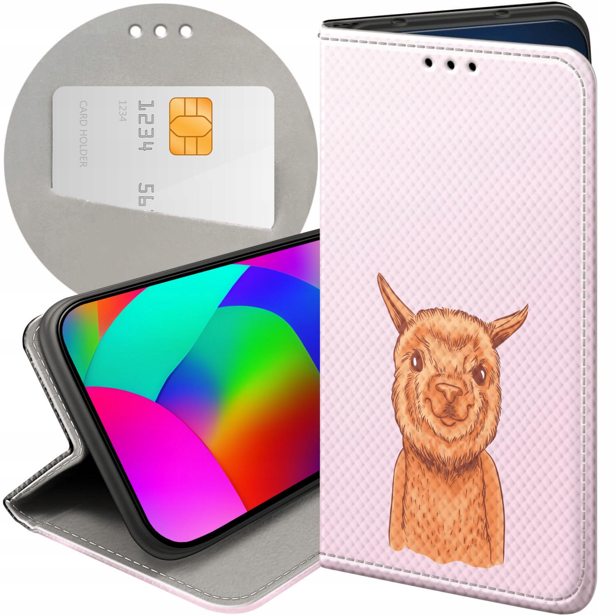 Etui Z Klapką Do Oppo RENO13 F 4G 5G Lama Alpaka Andy Futerał Case