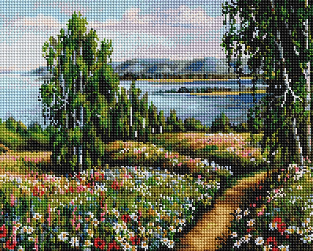 Diamantová mozaika na plátně 40x50 Ipicasso