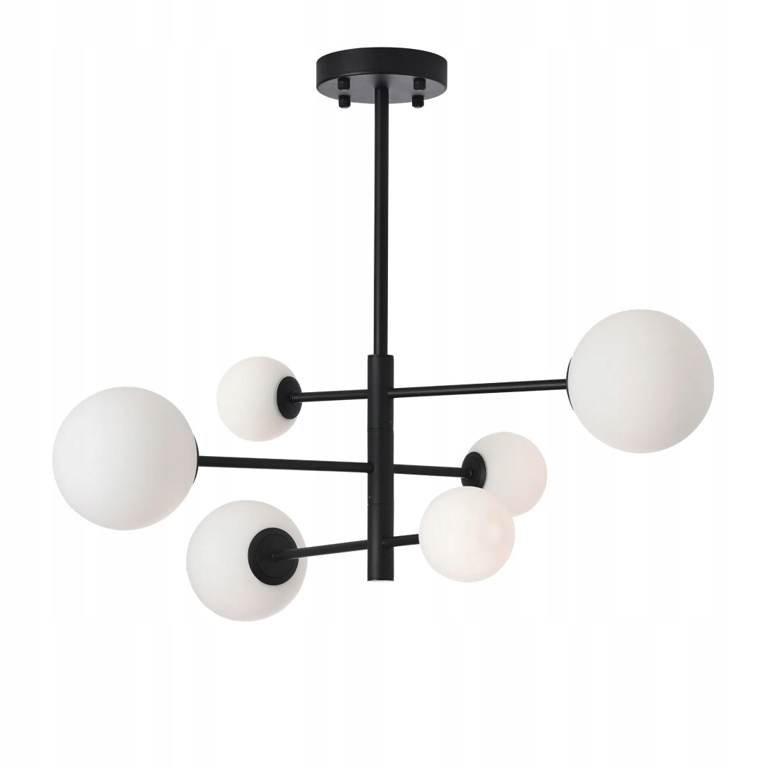 Yaskr Lampa Sufitowa Bolti 6xG9 czarna PLC0103-BK