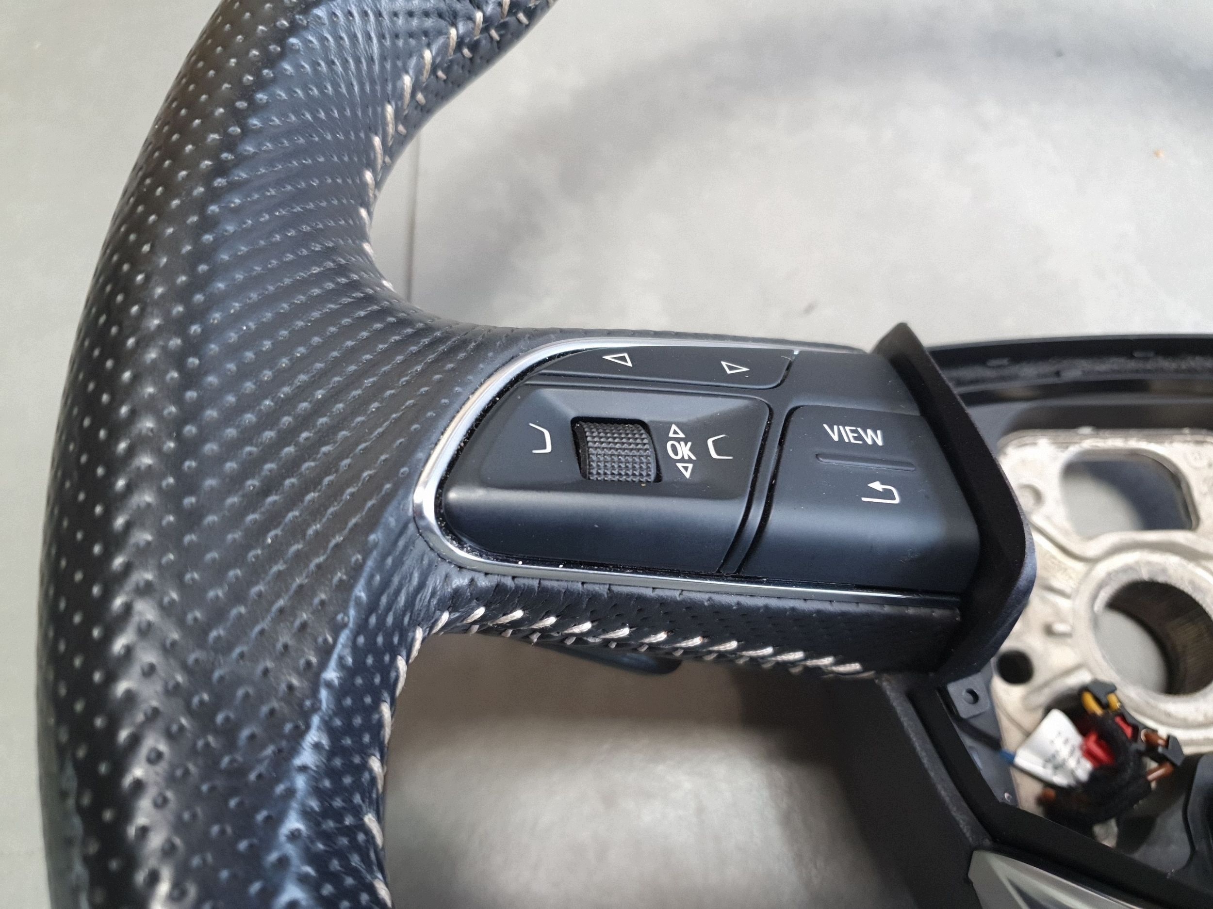 Audi Q7 4M lenkrad Leder multi grzana s line 4M0419091E