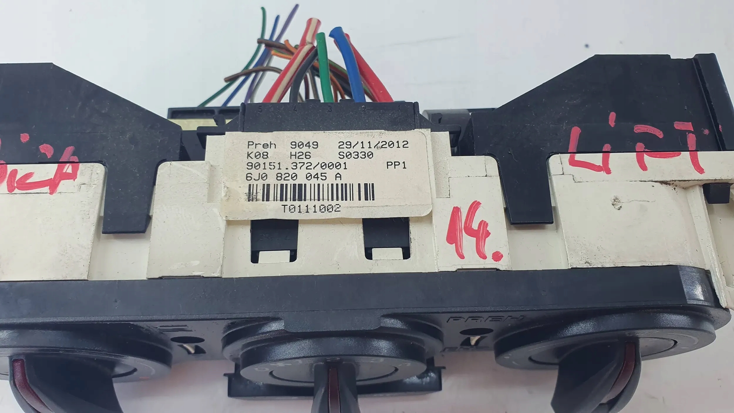 Seat Ibiza IV 4 6J LIFT 12- Unite commande clima klimy