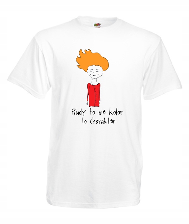 

XXXL Koszulka Męska Rudy To Nie Kolor To Charakter