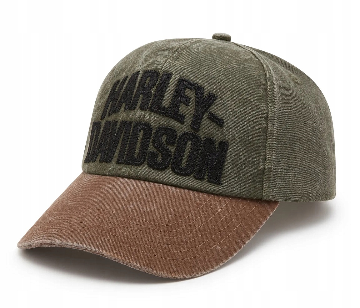 kšiltovka Harley-Davidson Arched Font Panhead zelená/brown L