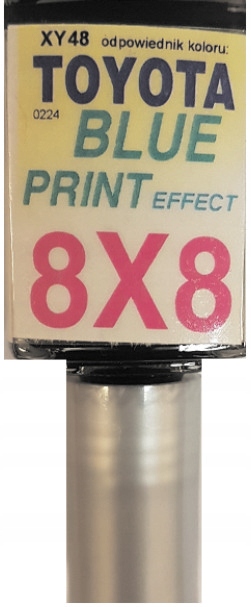 Toyota 8X8 Blue Print Lakier Samochodowy Zaprawka Do Rys 10 ML Arasystem