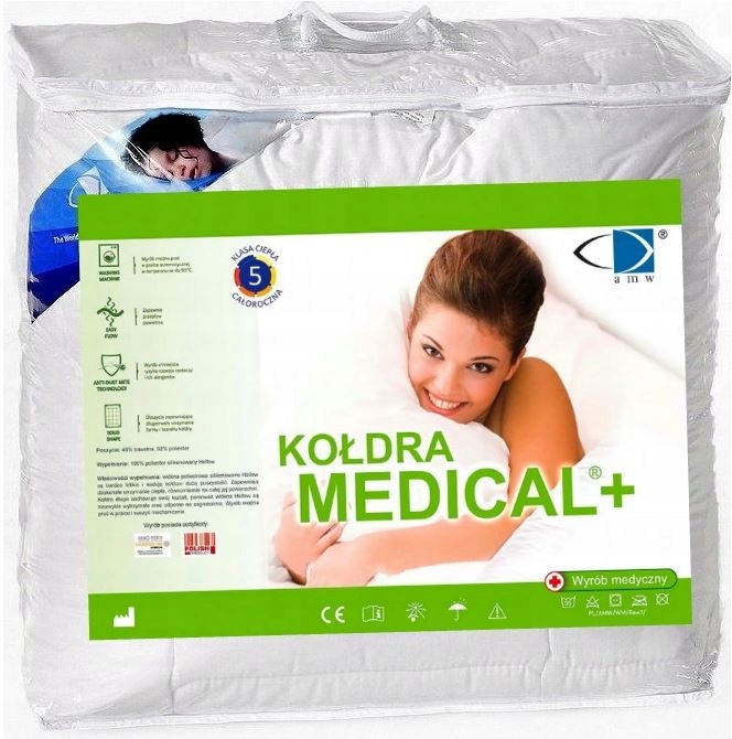 

Antyalergiczna Kołdra Medical 140/200 Całoroczna