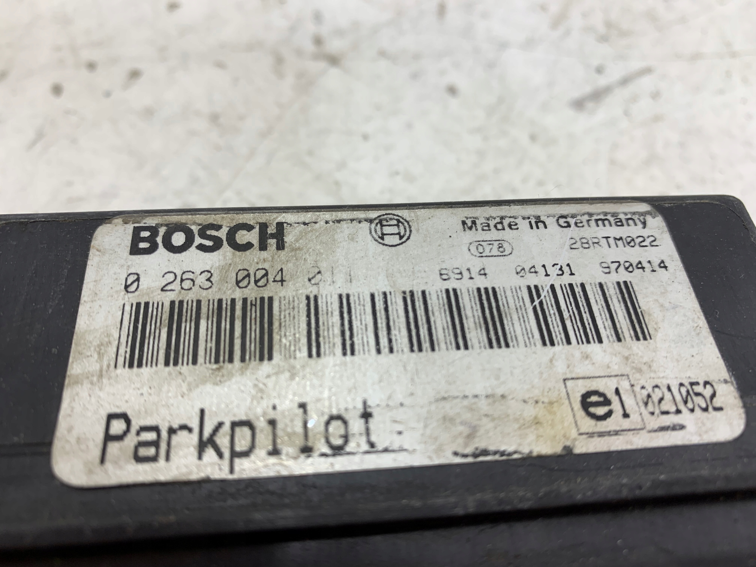 VW SHARAN and AUDI A6 C5 module control unit PDC sensors reversing 0263004011