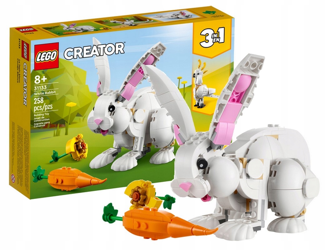 

Lego Creator 3W1 31133 Biały Królik