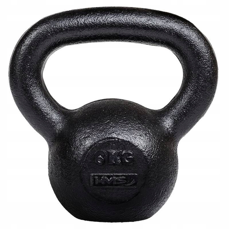 Kettlebell Ciężarek Hantla Żeliwna Do Treningu Siłowego Ćwiczeń Hms 6 kg