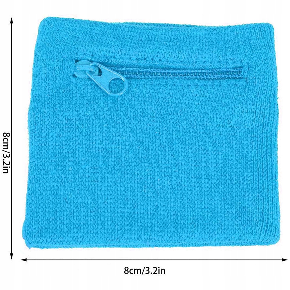 OPASKA NA RĘKĘ NADGARSTEK Z KIESZONKĄ FROTKA NA ZAMEK DO BIEGANIA SPORTU Liczba kieszeni 1