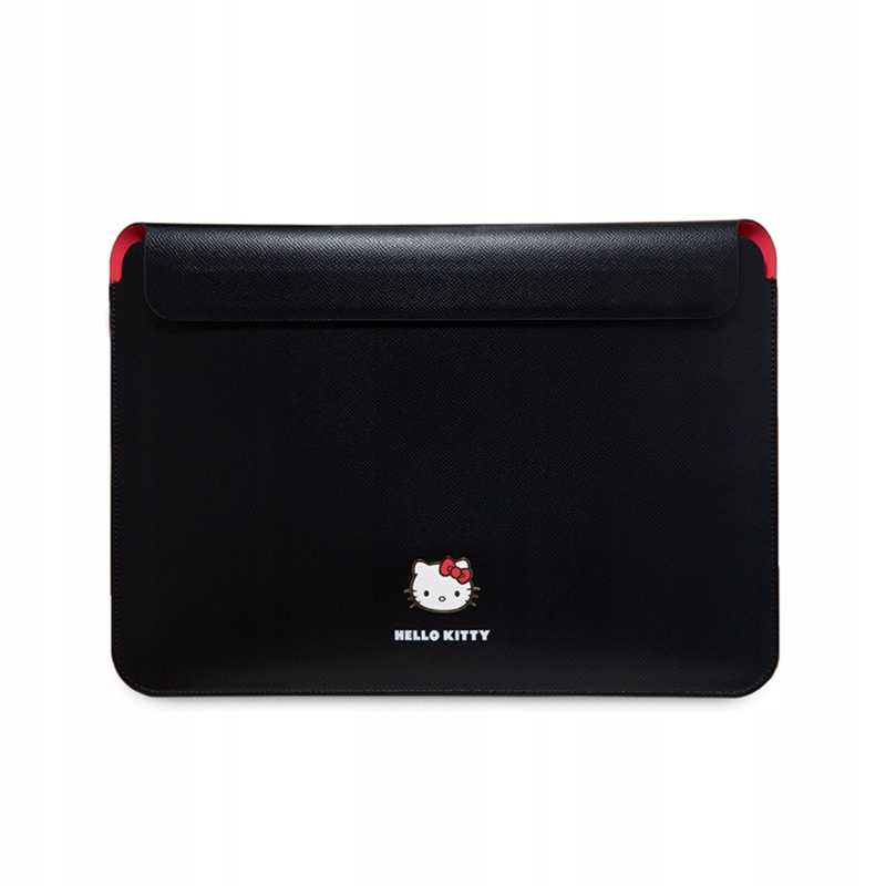 Hello Kitty Pu Metal Logo Sleeve – Pouzdro na notebook 13" 14" (černé)