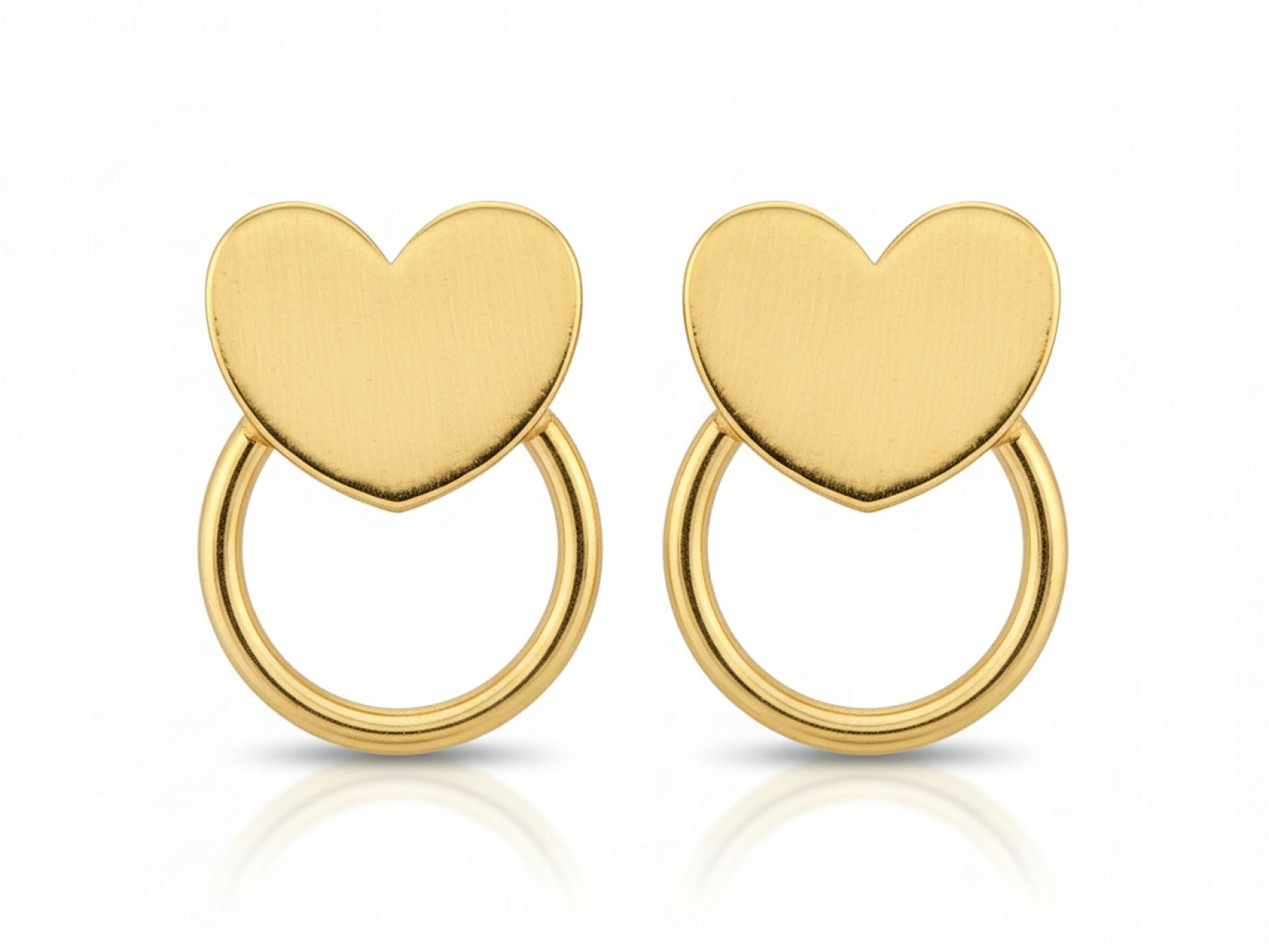 Stylové Náušnice ze 14karátového zlata 585