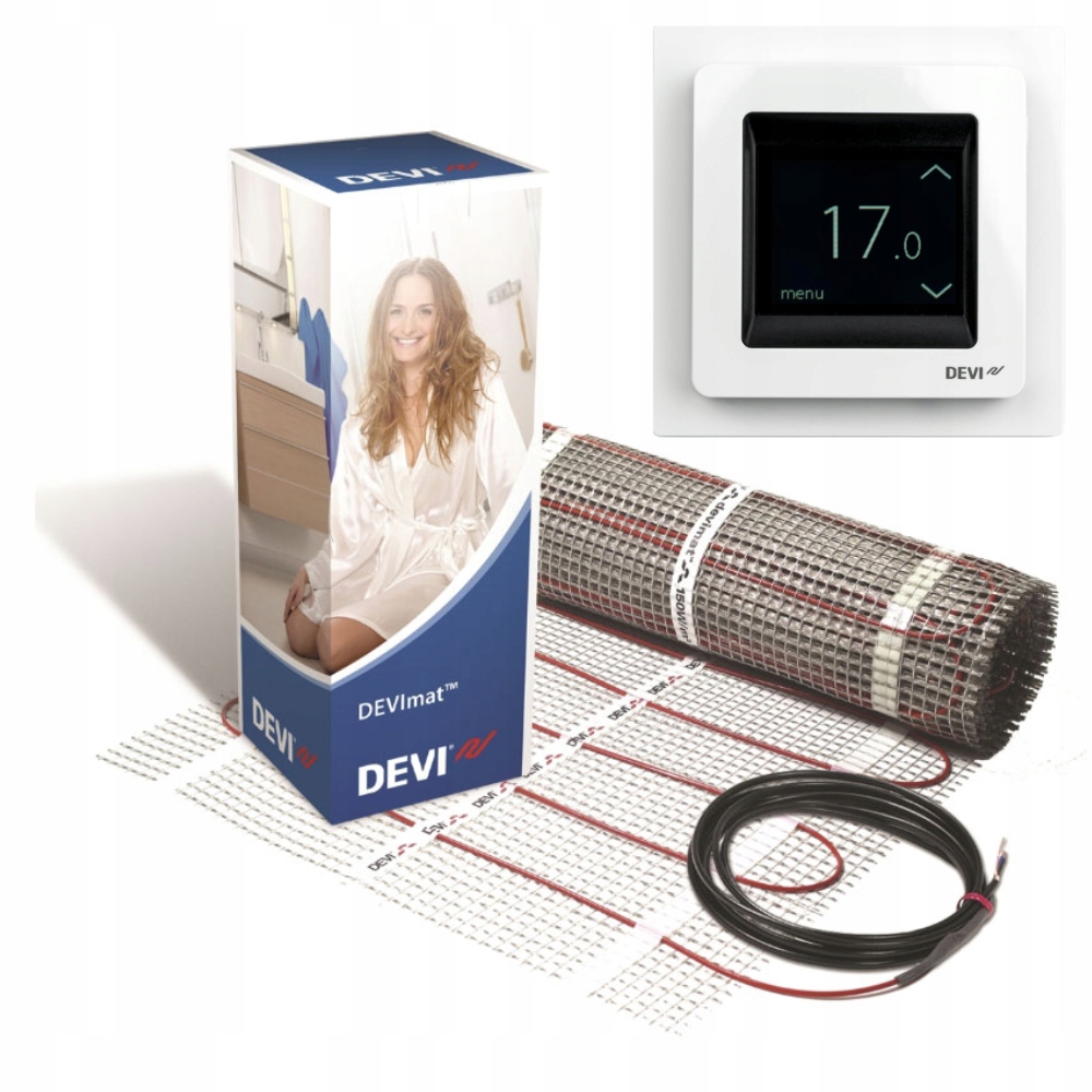 ZESTAW GRZEWCZY Mata grzejna DEVImat+Touch 1,5m2