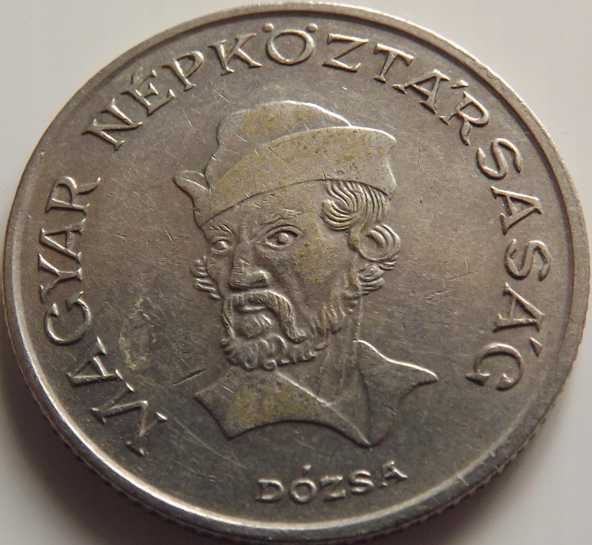 Węgry 20 Forint 1984 , Jerzy Doża st. 2-/2