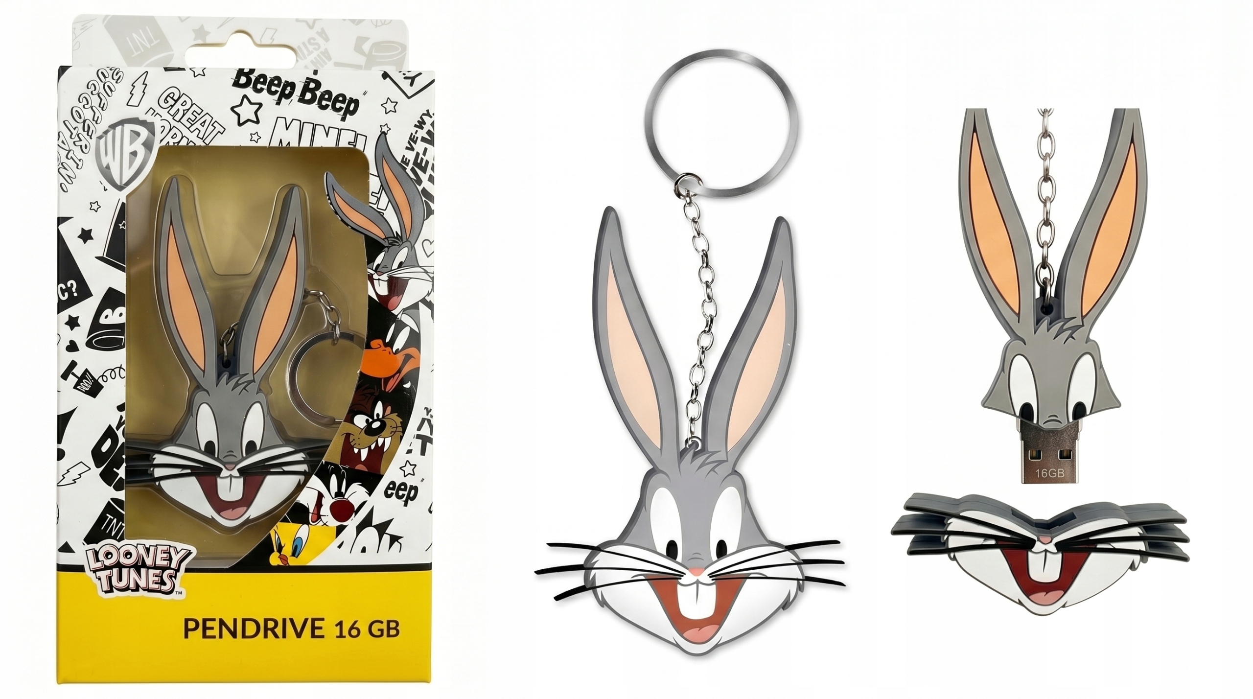 Pendrive 16GB Usb 2.0 Looney Tunes Nyúl Bugs