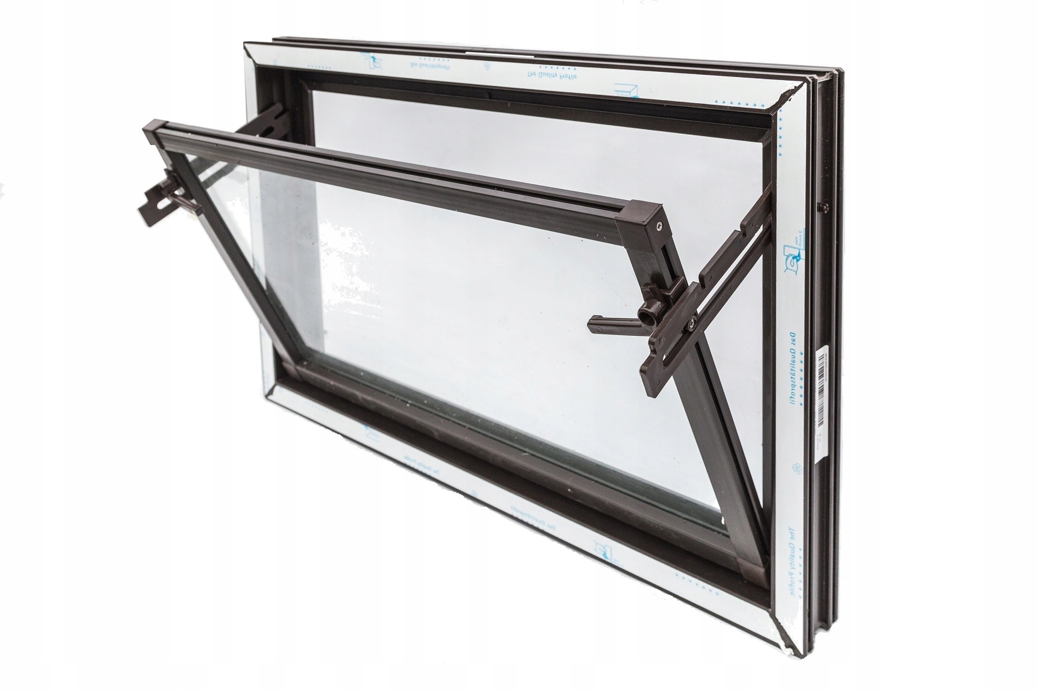 Pvc Okno Veka Hospodárske Pivné Garážové Dvojité Sklo 60x60 Bronz Pi