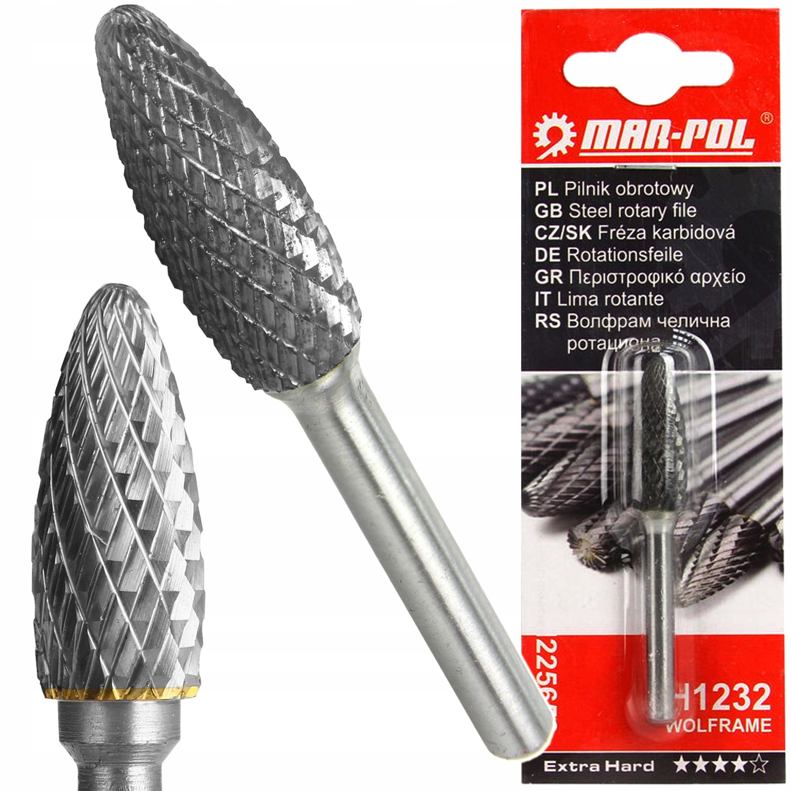 Frez Pilnik Obrotowy Do Metalu Z Węglika Spiekanego 6mm-Zdjęcie-0