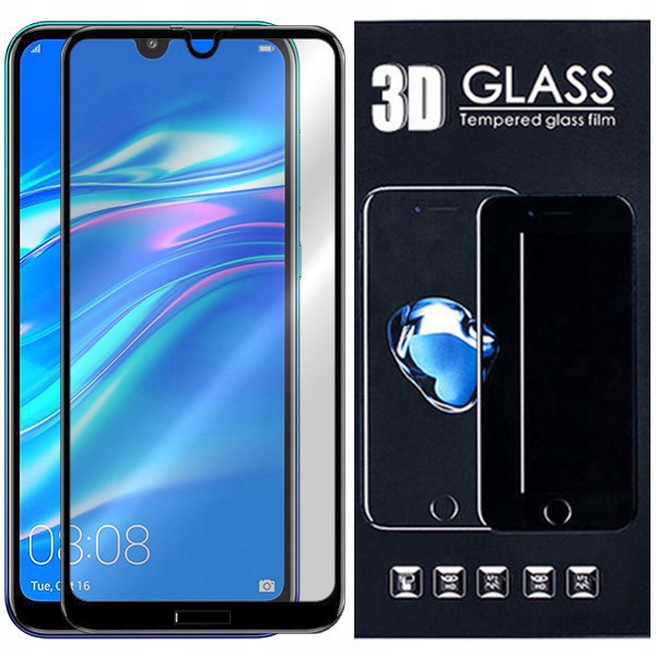

Szkło 3D 9H Pełne Do Huawei Y7 2019 / Y7 Pro 2019