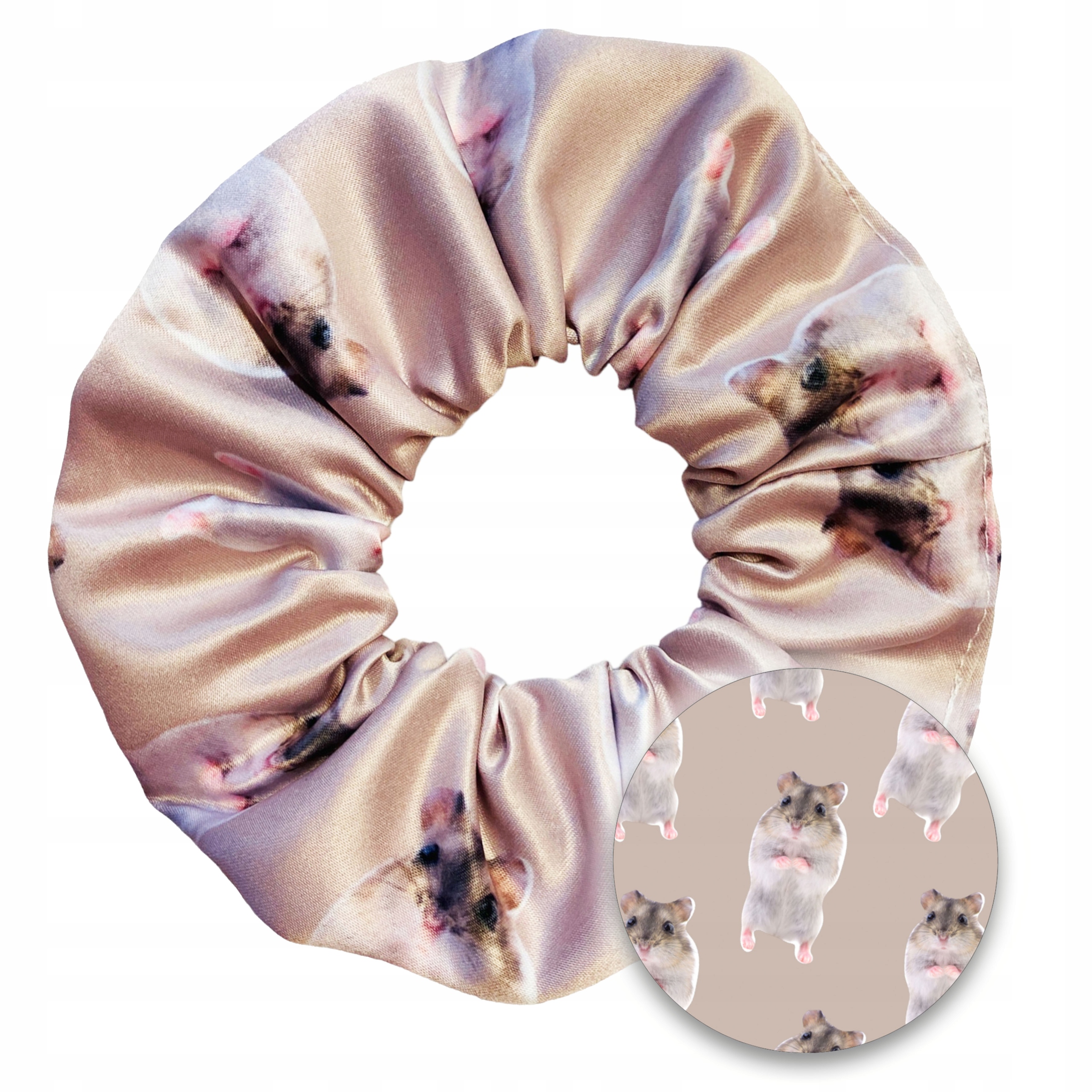 

Scrunchie Z Chomikiem chomik Gumka włosów