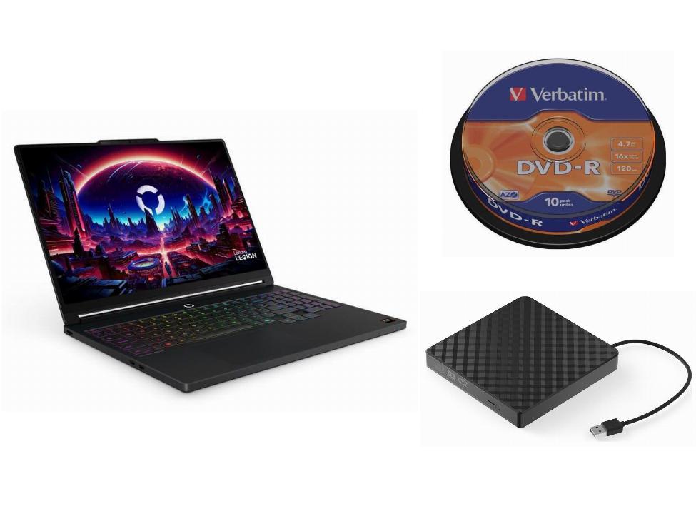 Laptop Lenovo Amd Ryzen 7 Zewnętrzny Napęd DVD 10 Płyt DVD!